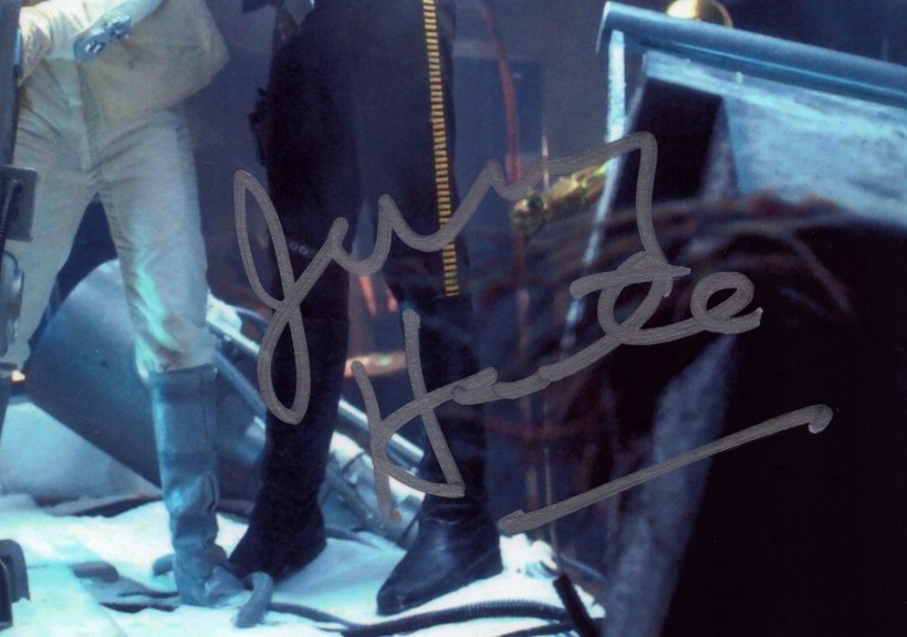 Jerry Harte as Rebel Head Controller in The Empire Strikes Back - signed 10"x8" photo with COA