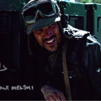 Duncan Pow as Sergeant Ruescott Melshi in Rogue One: A Star Wars Story - signed 10"x8" photo with COA