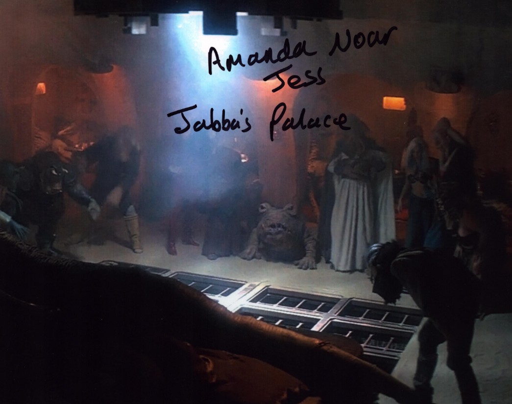 Amanda Noar as Dancer Jess in Return of the Jedi - signed 10"x8" photo with COA