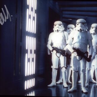 Mike Randall as Stormtrooper in Star Wars - signed 10"x8" photo with COA