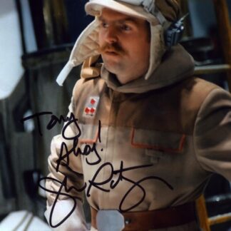John Ratzenberger as Major Bren Derlin in The Empire Strikes Back - signed 10"x8" photo with COA