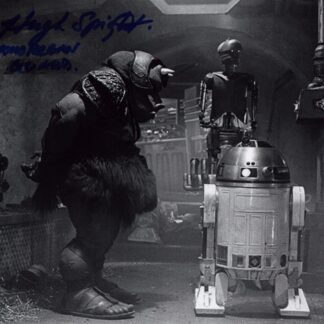 Hugh Spight as Gamorrean Guard in Return of the Jedi - signed 10"x8" photo with COA