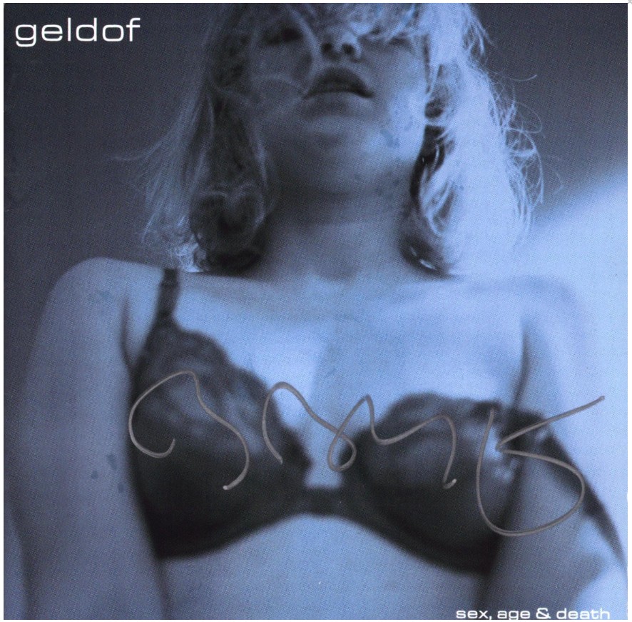 Bob Geldof - signed CD booklet with COA