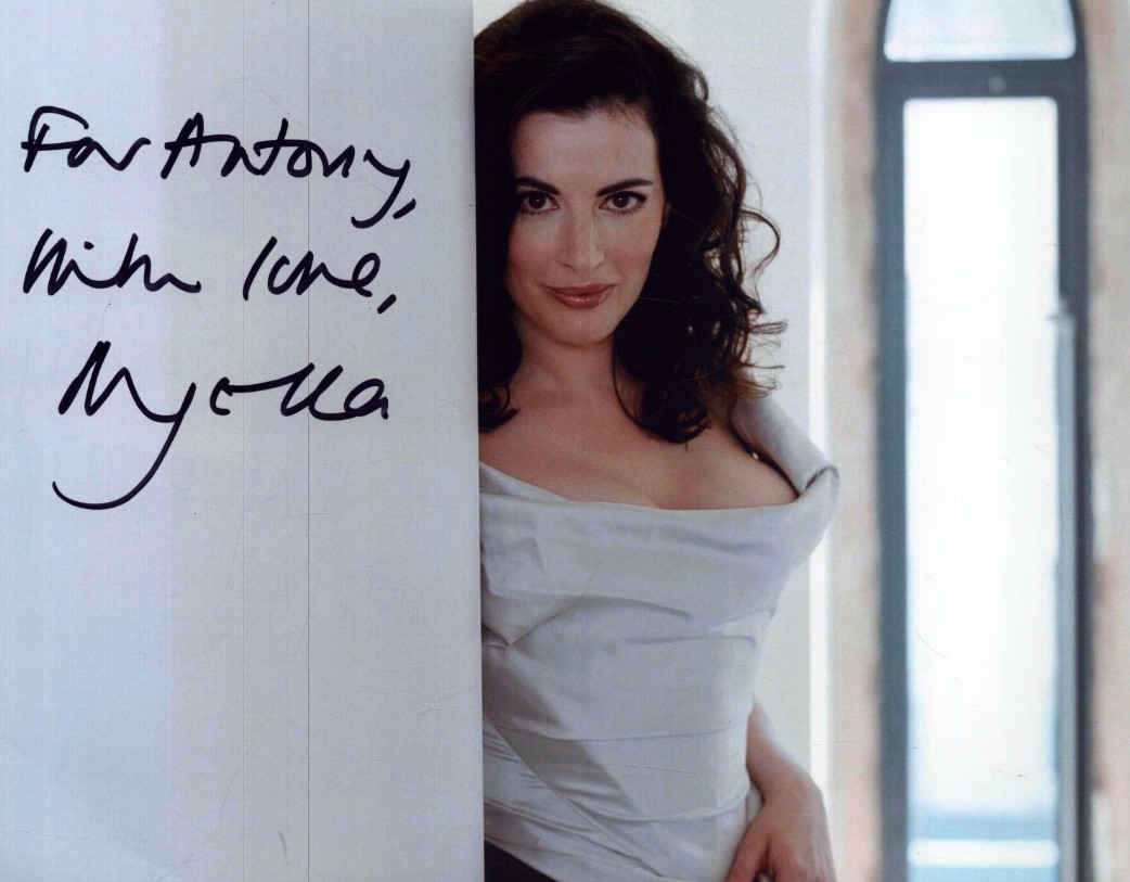 Nigella Lawson - signed 10"x8" photo with COA
