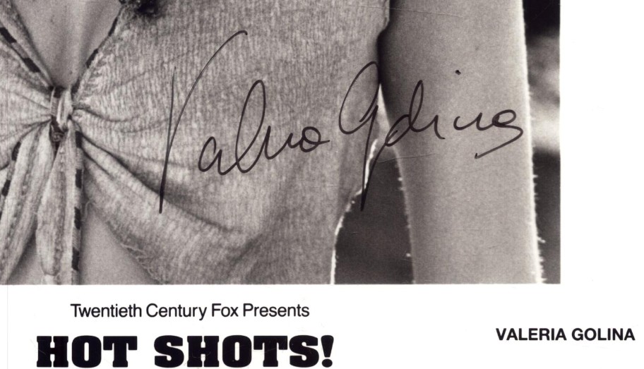 Valeria Golino, best known from Hot Shots! (1991) - signed 10"x8" photo with COA