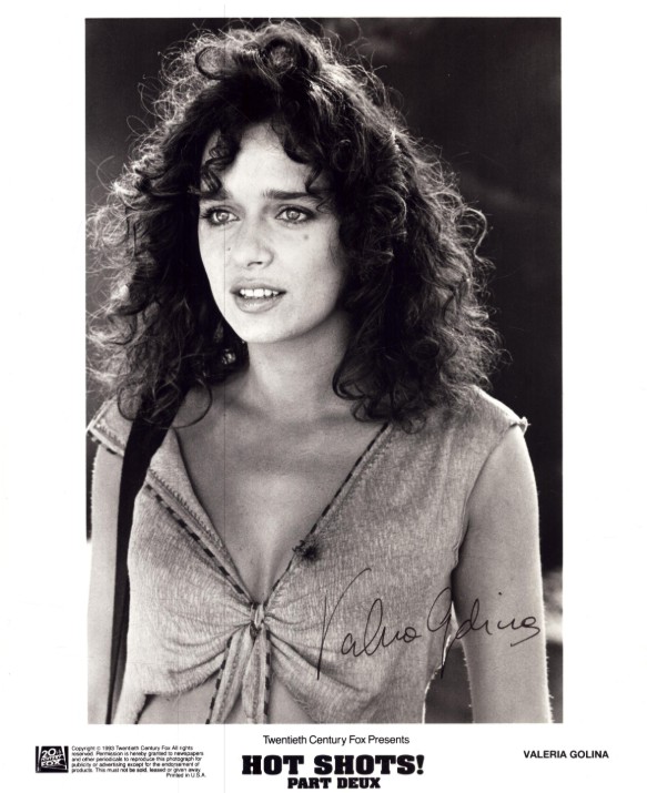 Valeria Golino, best known from Hot Shots! (1991) - signed 10"x8" photo with COA