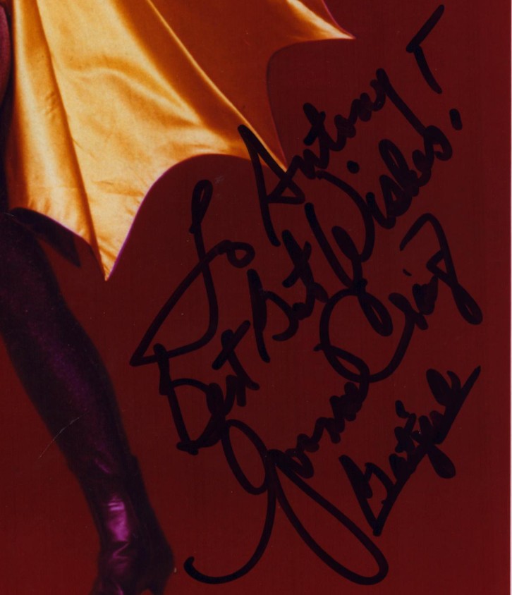 Yvonne Craig as Batgirl in Batman (1967) - signed 10"x8" photo with COA