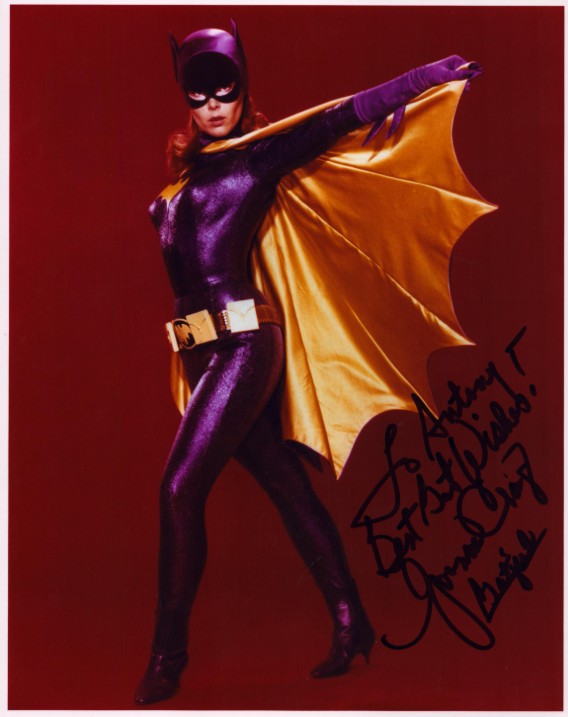 Yvonne Craig as Batgirl in Batman (1967) - signed 10"x8" photo with COA