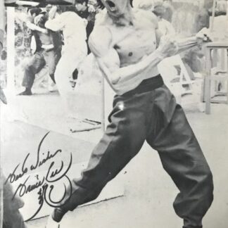 Bruce Lee - signed and framed 10"x8" photo