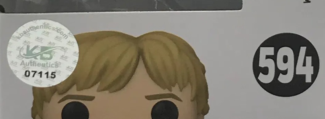 Mark Hamill as Luke Skywalker in Star Wars - signed funko pop #594 - with COA