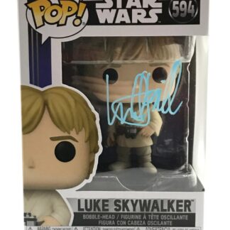 Mark Hamill as Luke Skywalker in Star Wars - signed funko pop #594 - with COA