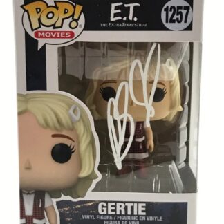 Drew Barrymore as Gertie in E.T. the Extra-Terrestrial - signed funko pop #1257 - with COA