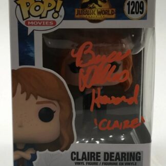 Bryce Dallas Howard as Claire Dearing in Jurassic World - signed funko pop #1209 - with COA