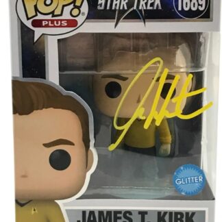 William Shatner as James T. Kirk in Star Trek - signed funko pop #1689 - with COA
