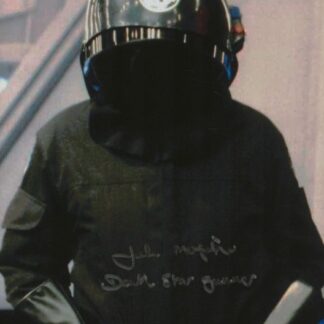 John Mogridge as Death Star Guard in Star Wars - signed 10"x8" photo with COA