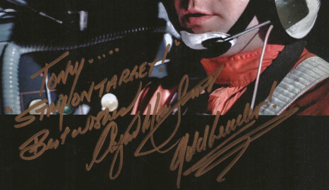 Angus MacInnes as Jon “Dutch” Vander in Star Wars: A New Hope (1977) - signed 10"x8" photo with COA
