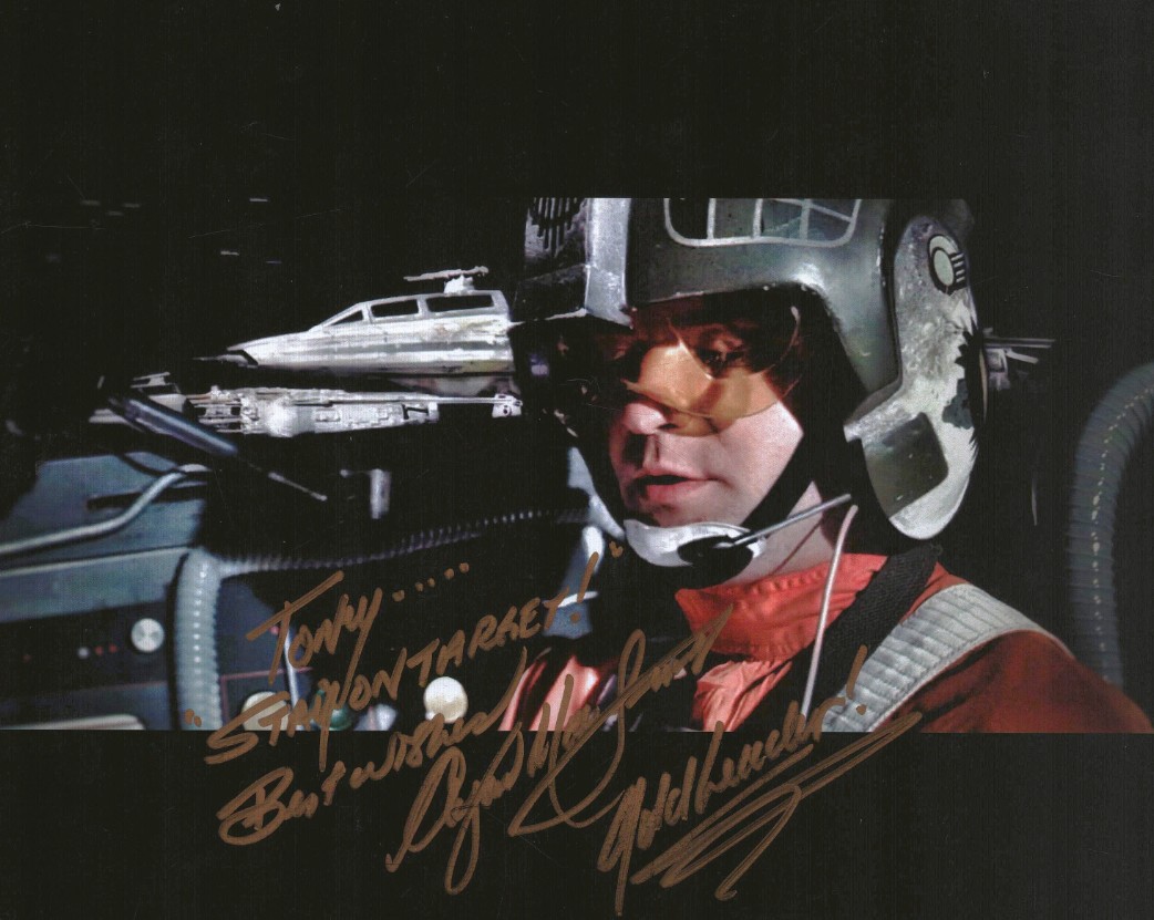 Angus MacInnes as Jon “Dutch” Vander in Star Wars: A New Hope (1977) - signed 10"x8" photo with COA