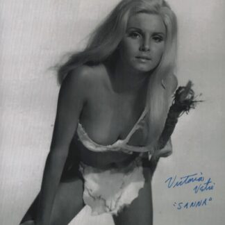 Vittoria Vetri as Sanna in When Dinosaurs Ruled the Earth (1970) - signed 10"x8" photo with COA