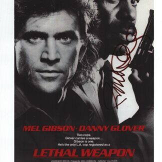 Danny Glover as Roger Murtaugh in Lethal Weapon (1987) - signed 10"x8" photo with COA