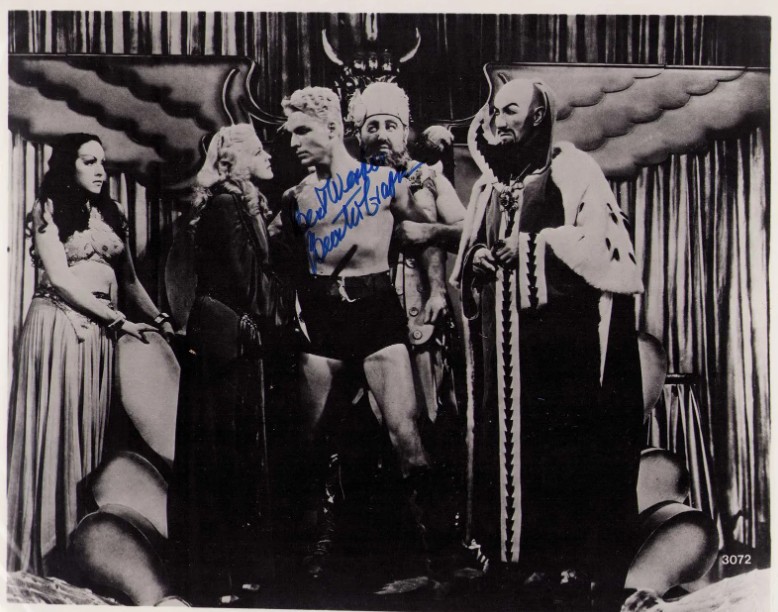 Buster Crabbe as Flash Gordon in Flash Gordon (1936) - signed 10"x8" photo with COA