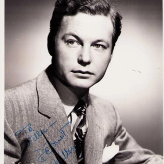 DeForest Kelley - signed 10"x8" photo with COA