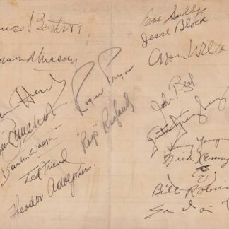 Orson Welles, John Beal, Henny Youngman, Bill Robinson and 14 others - signed 8x10 photo with COA