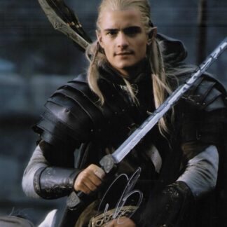 Orlando Bloom as Legolas in The Lord of the Rings - signed 10"x8" photo with COA