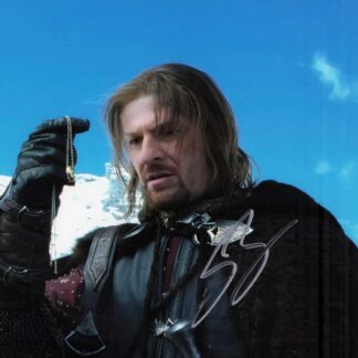 Sean Bean as Boromir in The Lord of the Rings - signed 10"x8" photo with COA