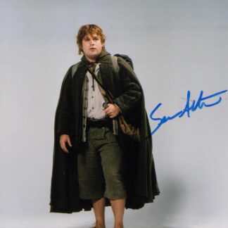 Sean Astin as Samwise Gamgee in The Lord of the Rings - signed 10"x8" photo with COA