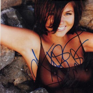 Tiffani Amber Thiessen - signed 10"x8" photo with PSA DNA authentication