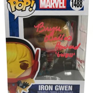 Bryce Dallas Howard as Iron Gwen in Marvel - signed funko pop #1488 - with COA