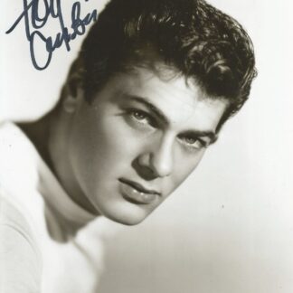 Tony Curtis - signed 10"x8" photo with COA