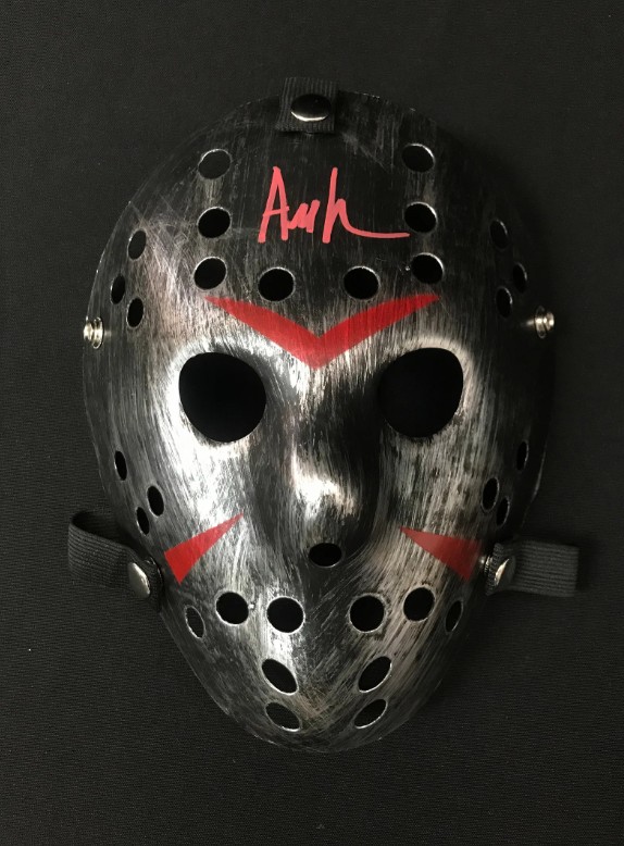 Ari Lehman as Jason Voorhees in Friday the 13th – signed halloween mask with COA