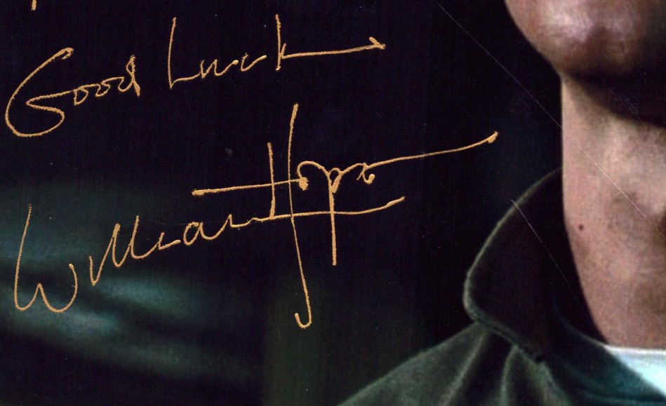 William Hope as Lieutenant Gorman in Aliens - signed 10"x8" photo with COA