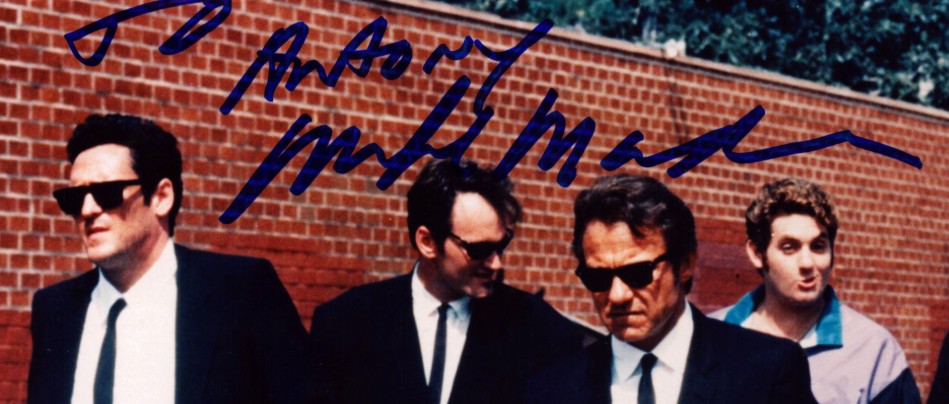 Michael Madsen as Mr. Blonde in Reservoir Dogs - signed 10"x8" photo with COA
