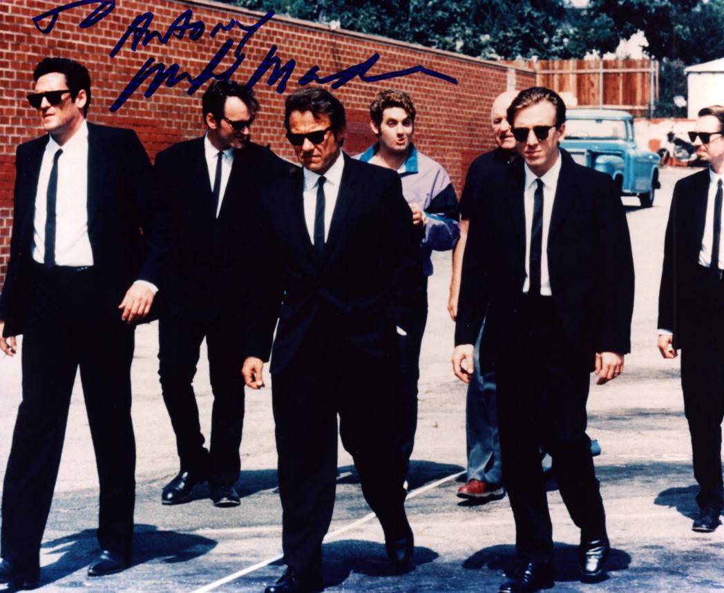 Michael Madsen as Mr. Blonde in Reservoir Dogs - signed 10"x8" photo with COA