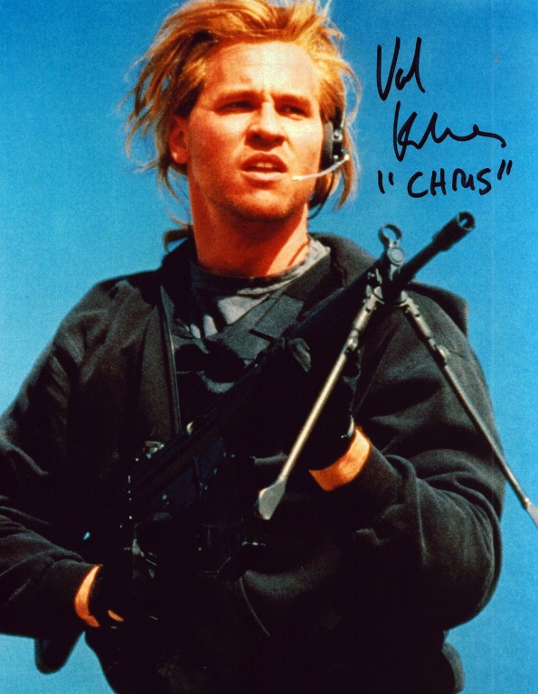 Val Kilmer as Chris Shiherlis in Heat - signed 10"x8" photo with COA