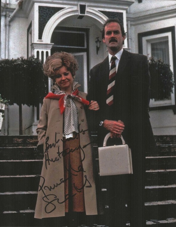 Prunella Scales as Sybil Fawlty in Fawlty Towers - signed 10"x8" photo with COA