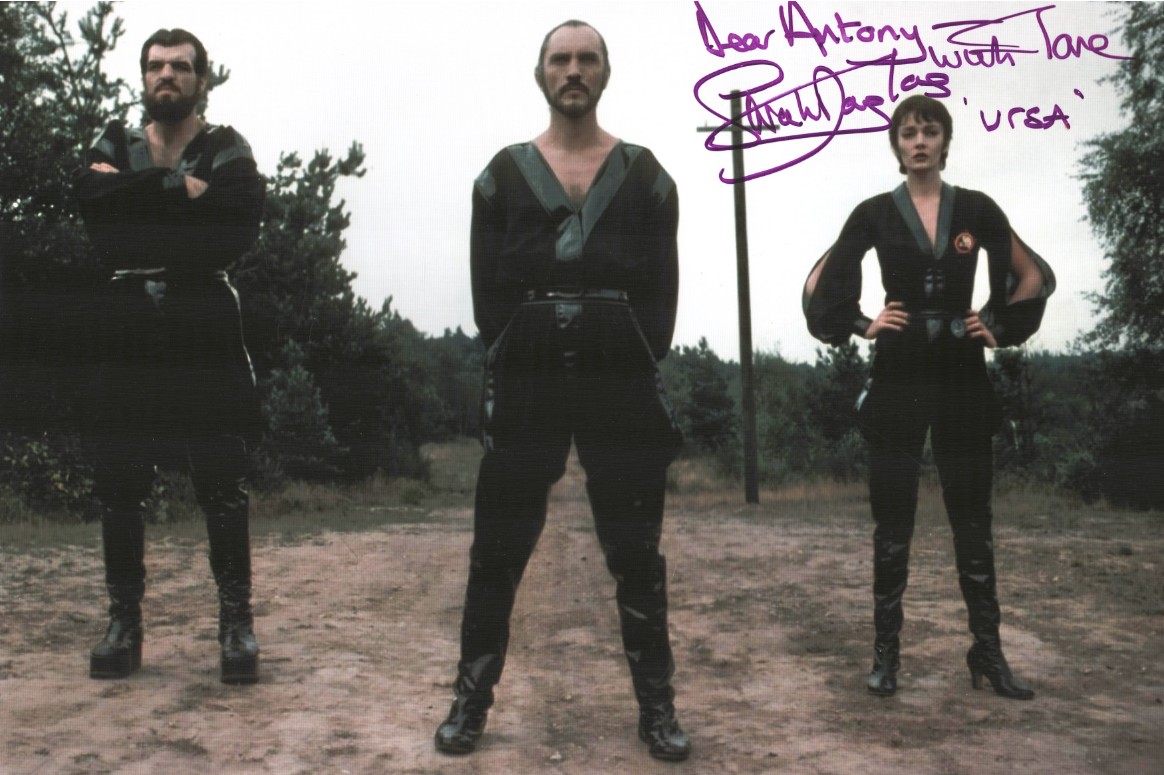 Sarah Douglas as Ursa in Superman - signed 12"x8" photo with COA