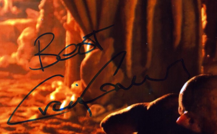 Dash Minok as Gollum Double and Creature Performer in The Lord of the Rings - signed 10"x8" photo with COA
