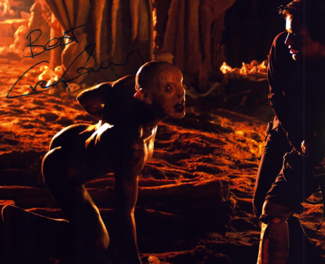 Dash Minok as Gollum Double and Creature Performer in The Lord of the Rings - signed 10"x8" photo with COA