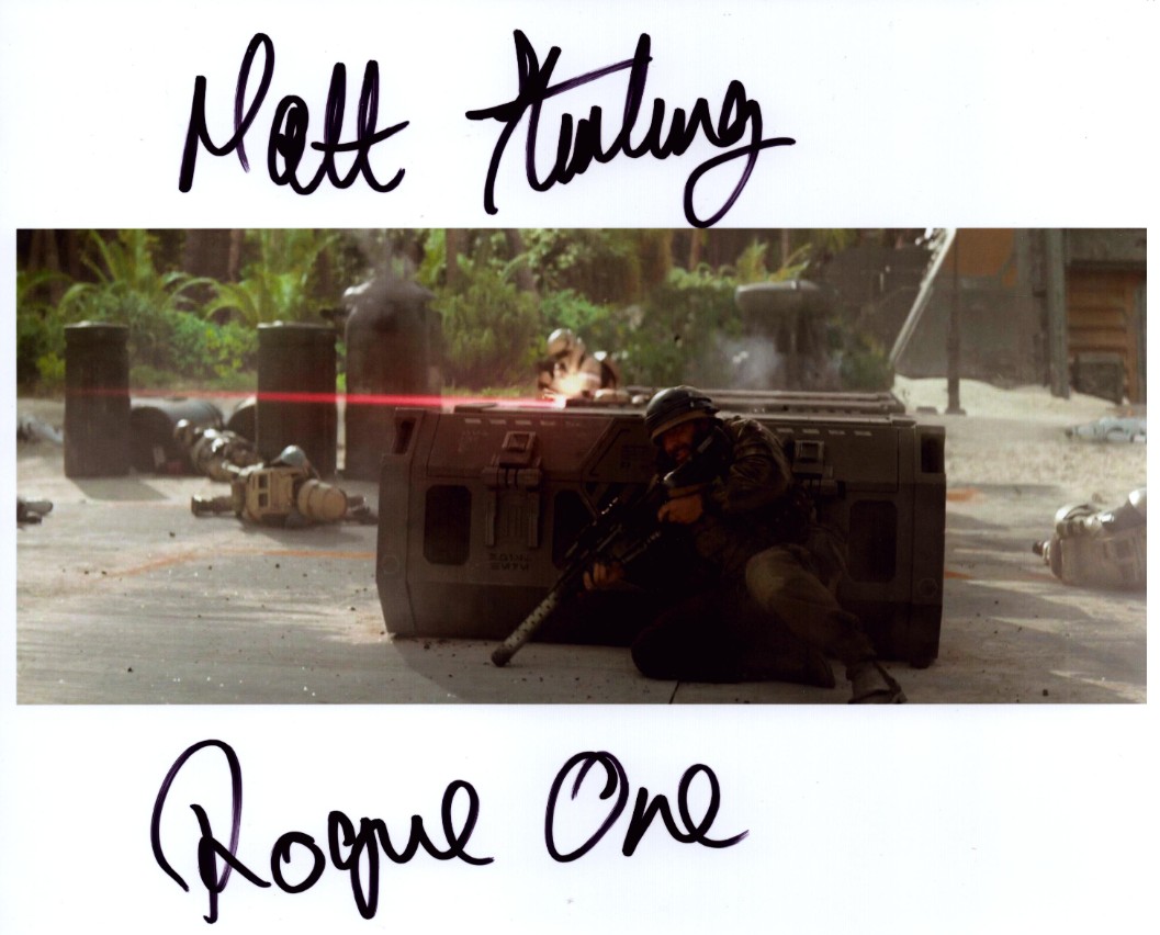 Matthew Stirling as Private Yosh Calfor in Rogue One
