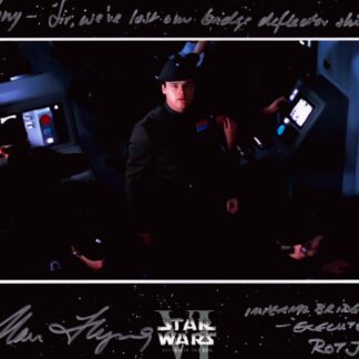 Alan Flyng as Executor Bridge Officer in Star Wars