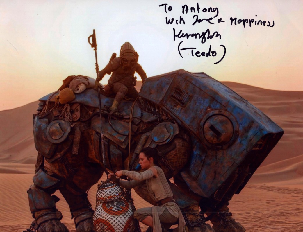 Kiran Shah as Teedo in Star Wars