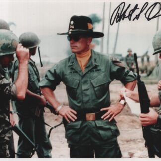 Robert Duvall as Lieutenant Colonel Bill Kilgore in Apocalypse Now - signed 10"x8" photo with COA