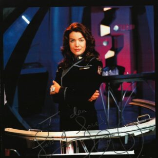 Claudia Christian as Commander Susan Ivanova in Babylon 5 - signed 10"x8" photo with COA