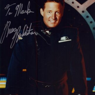 Bruce Boxleitner as Captain John Sheridan in Babylon 5 - signed 10"x8" photo with COA