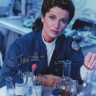 Stephanie Beacham as Dr. Kristin Westphalen in seaQuest DSV - signed 10"x8" photo with COA
