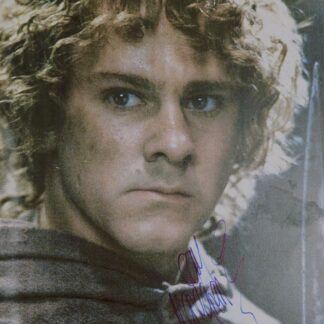 Dominic Monaghan as Merry in The Lord of the Rings - signed 10"x8" photo with COA