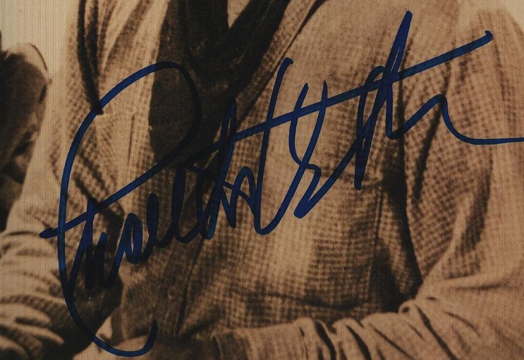 Charlton Heston - signed 6"x4" photo with COA
